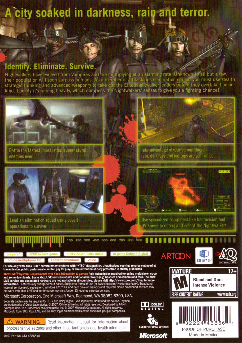 Vampire Rain – Xbox 360 (X360)