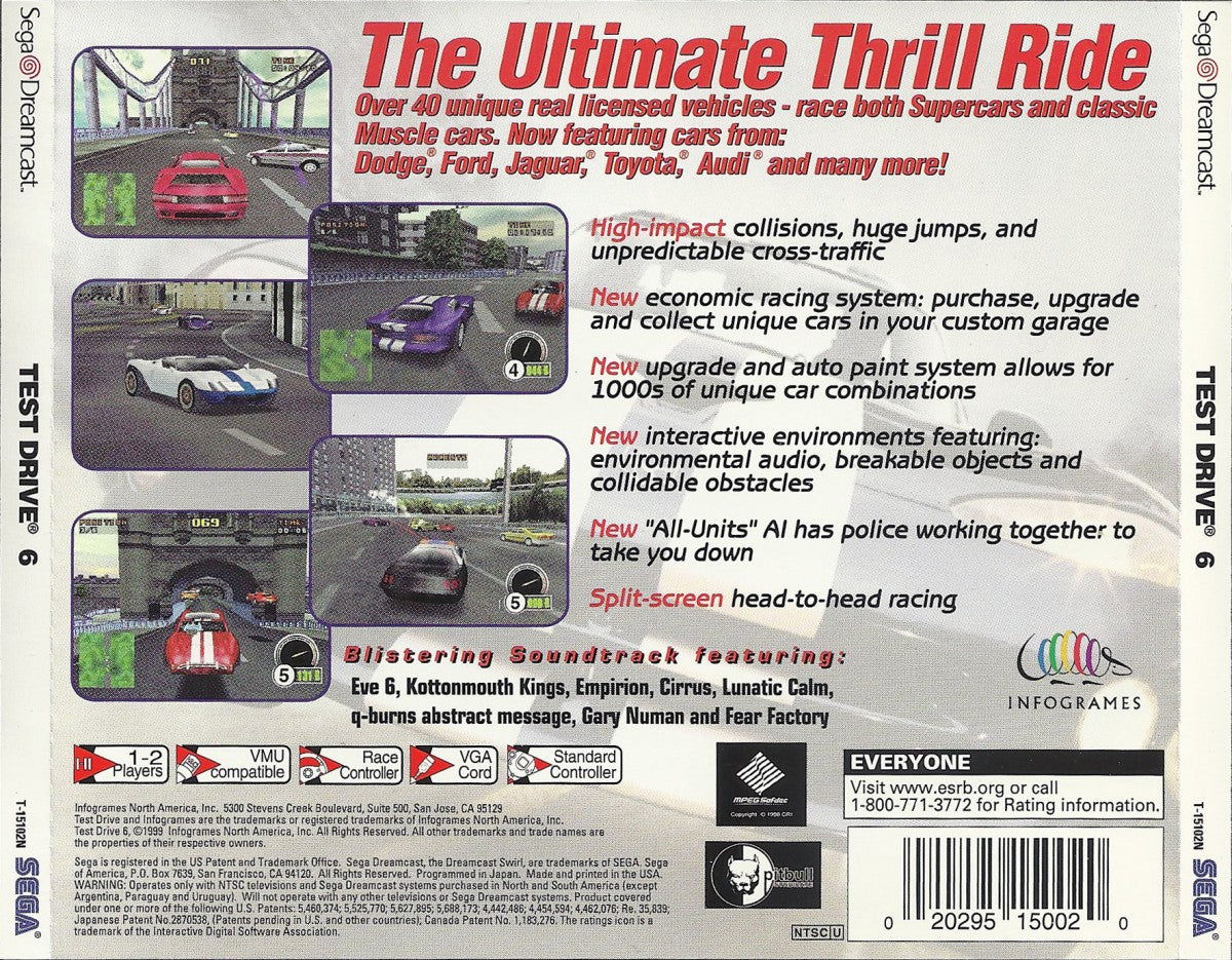 Test Drive 6 – Sega Dreamcast (DC)