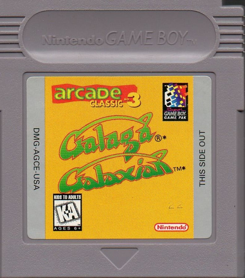 Arcade Classic 3: Galaga and Galaxian – Game Boy (GB)