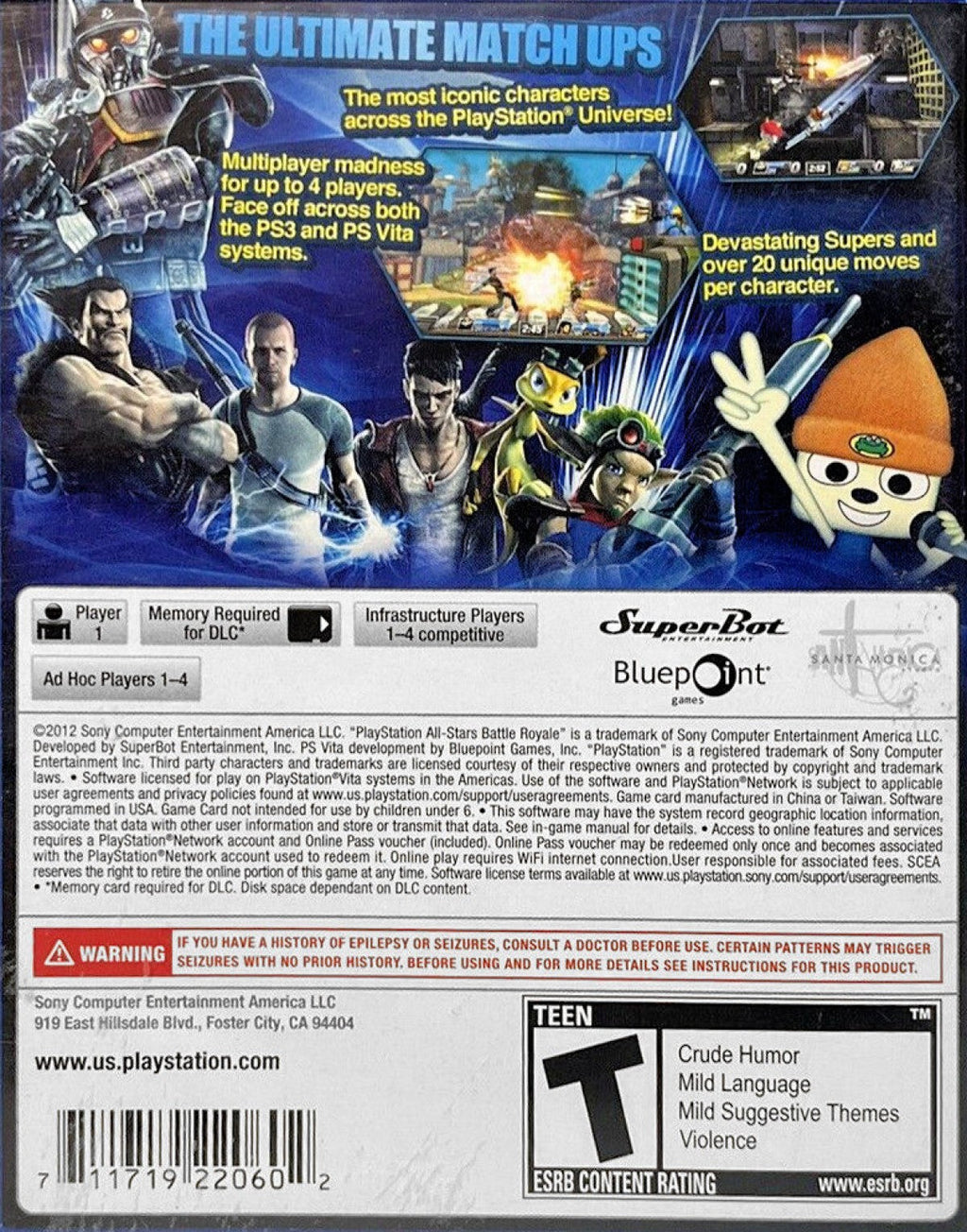 Playstation All-Star Battle Royale – PlayStation VITA (PS VITA)