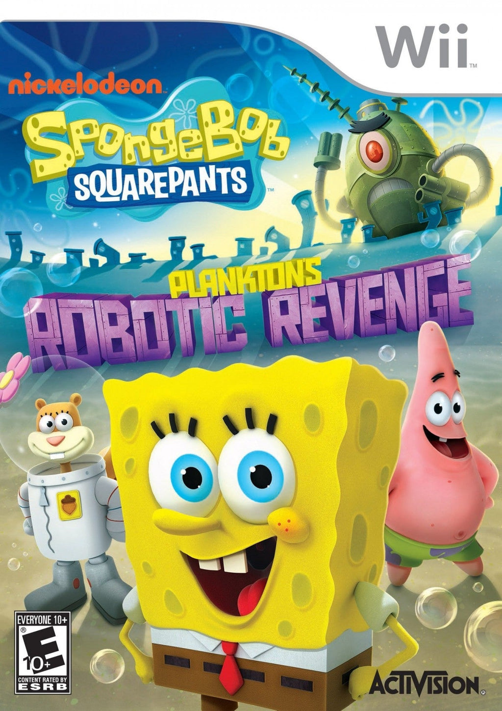 SpongeBob SquarePants: Plankton's Robotic Revenge – Nintendo Wii (Wii)