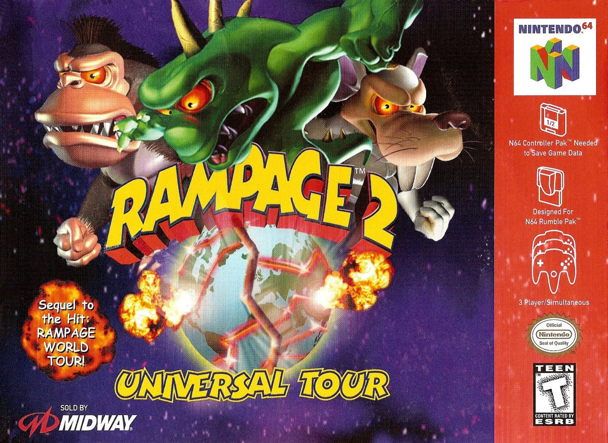 Rampage 2: Universal Tour – Nintendo 64 (N64)