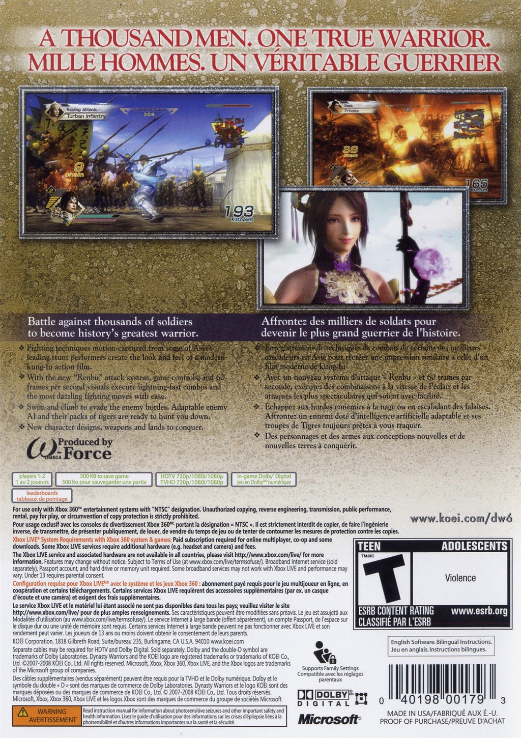 Dynasty Warriors 6 – Xbox 360 (X360)