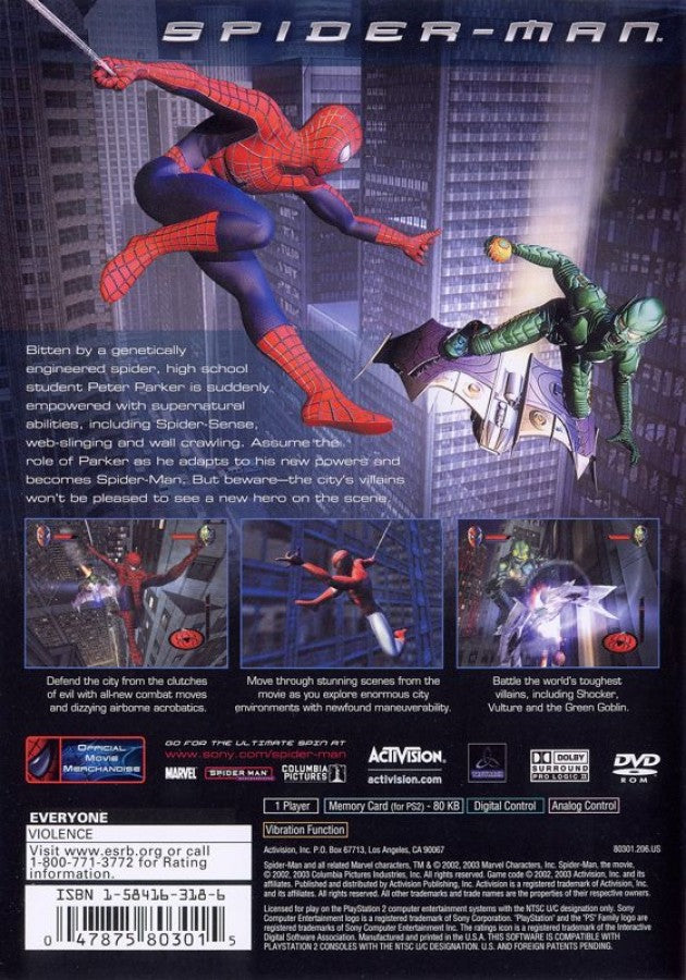 Spider-Man [Greatest Hits] – PlayStation 2 (PS2)