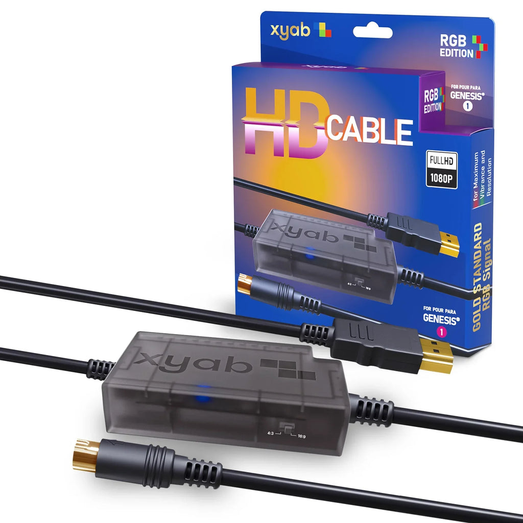RGB+ HD Link Cable for Genesis Model 1 – Sega Genesis Accessory (GEN)