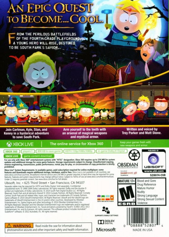 South Park: The Stick of Truth – Xbox 360 (X360)