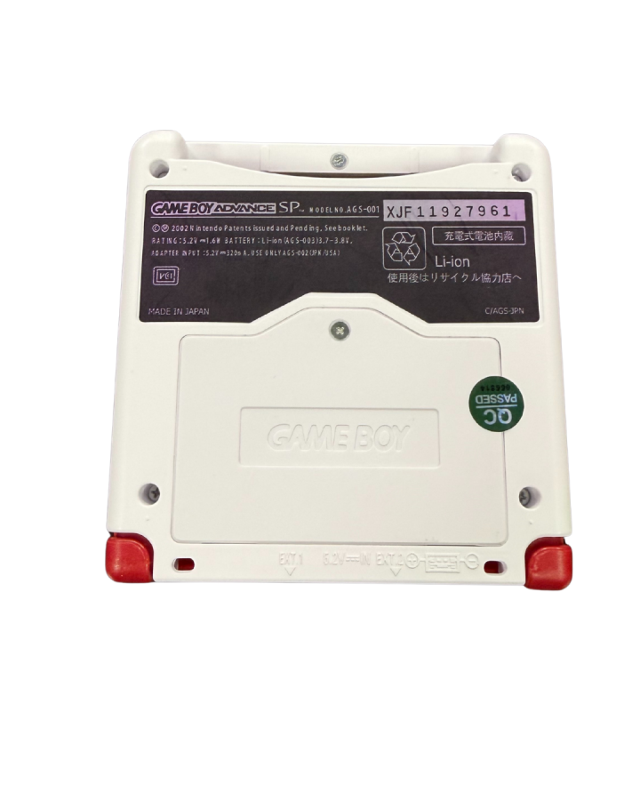Game Boy Advance SP (GBA SP) [Custom Pokeball Shell] [IPS Backlit Screen] [Good Condition]