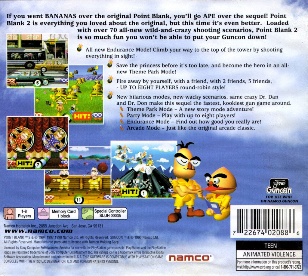 Point Blank 2 – PlayStation 1 (PS1)
