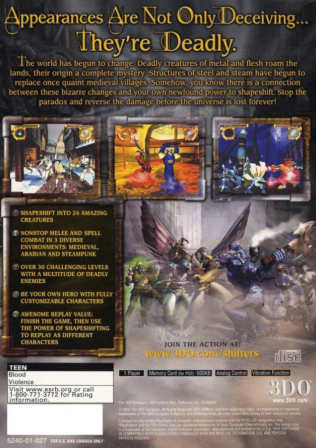 Shifters – PlayStation 2 (PS2)