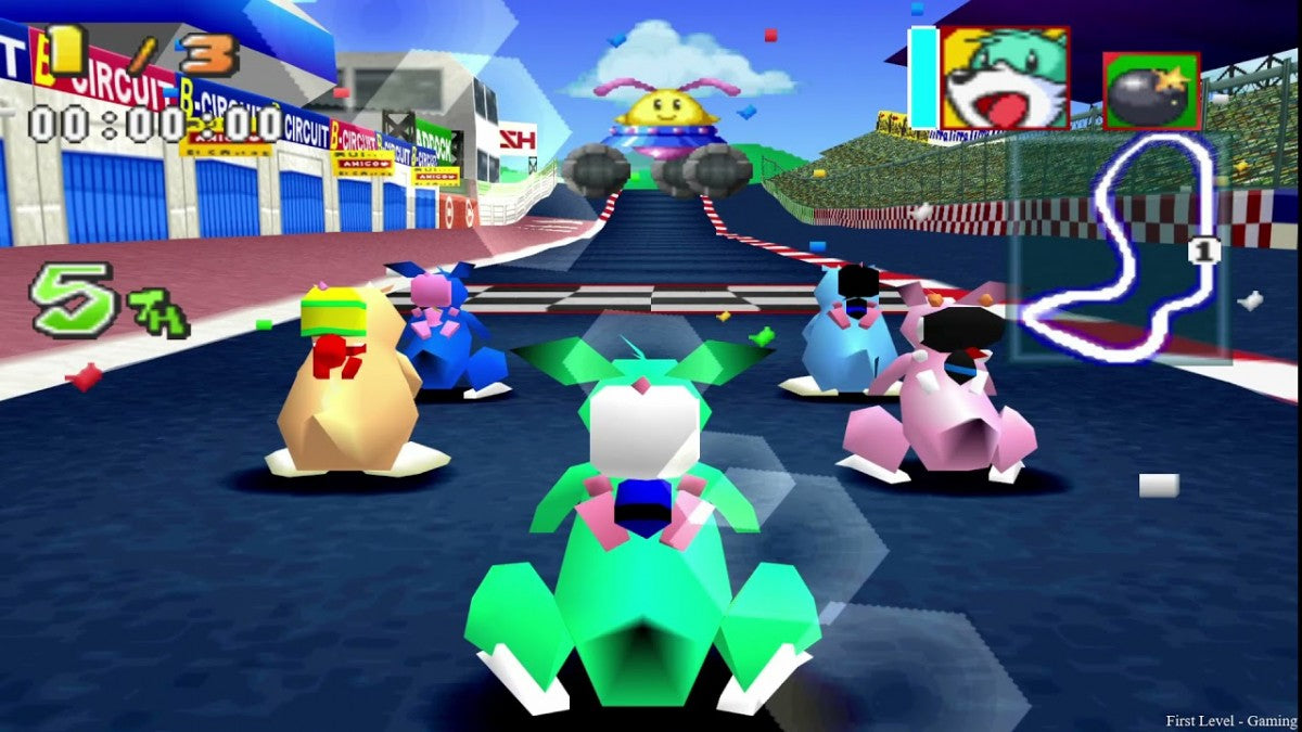 Bomberman: Fantasy Race – PlayStation 1 (PS1)