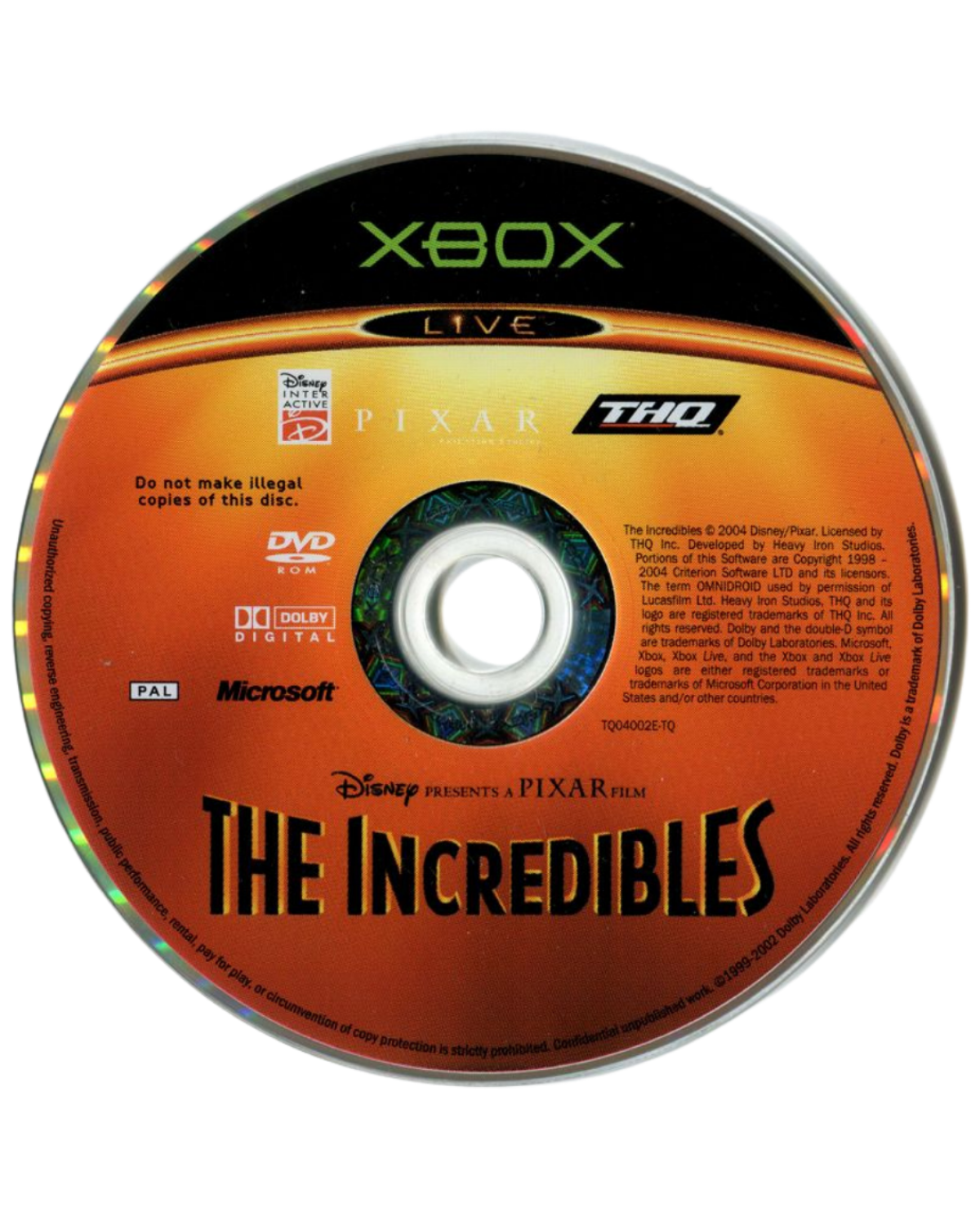 Disney Pixar The Incredibles – Xbox (XBOX)