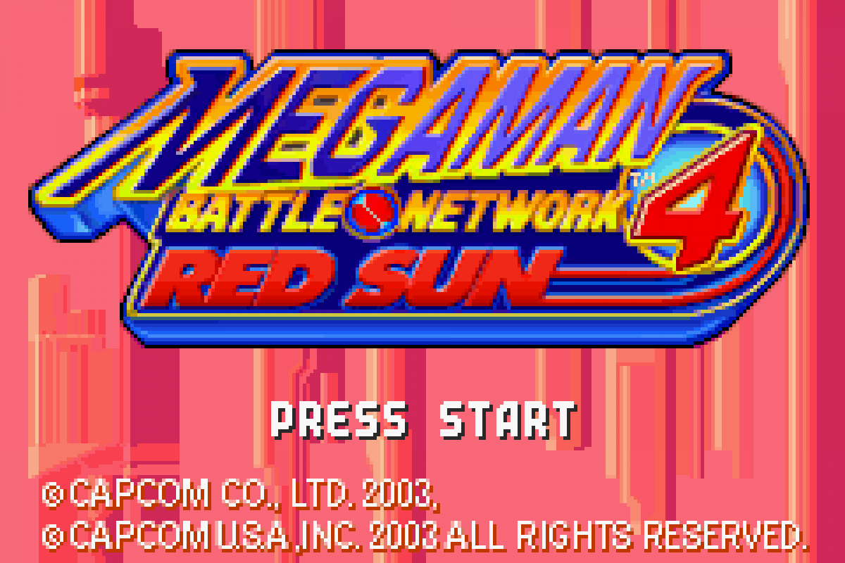 Mega Man Battle Network 4: Red Sun – Game Boy Advance (GBA)