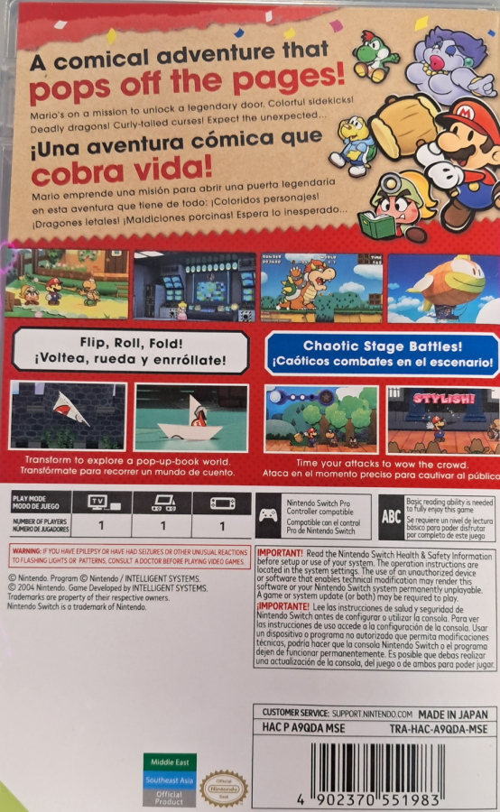 Paper Mario: The Thousand-Year Door [AES Import] – Nintendo Switch (NS)