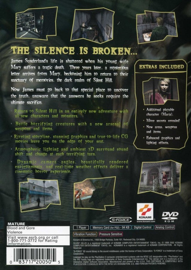 Silent Hill 2 [Greatest Hits] – PlayStation 2 (PS2)