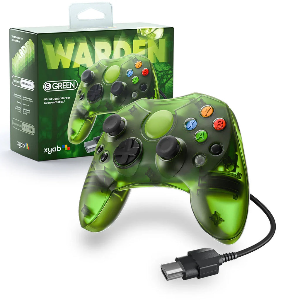 WARDEN Wired Controller for Original XBOX [Green]