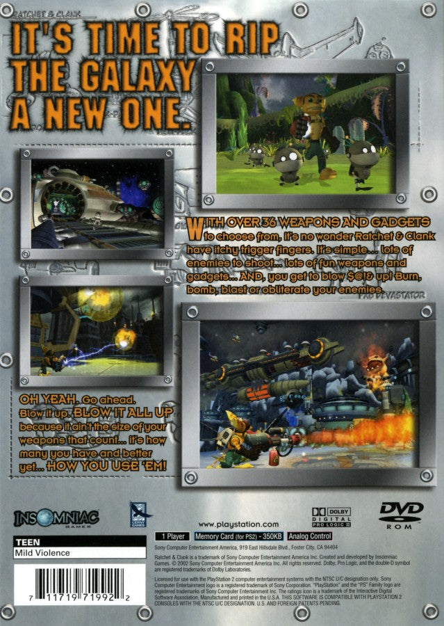 Ratchet and Clank – PlayStation 2 (PS2)