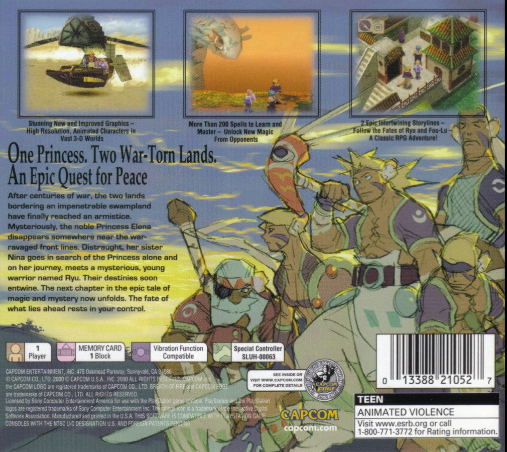 Breath of Fire IV – PlayStation 1 (PS1)