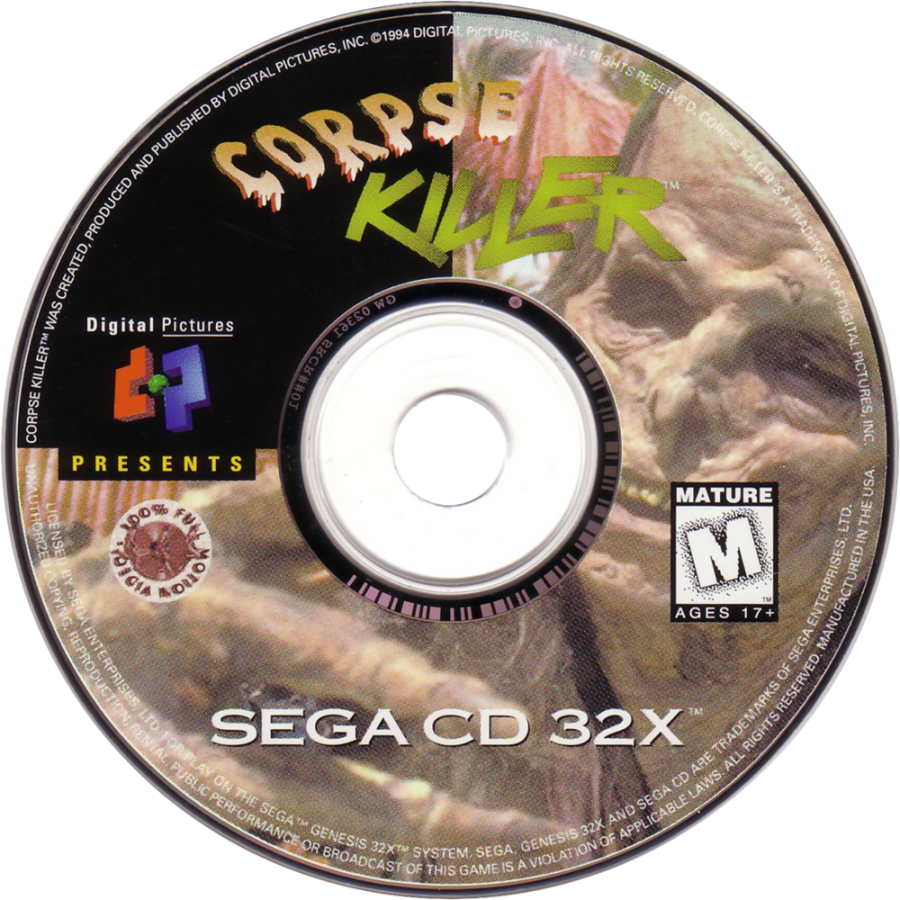 Corpse Killer CD 32X – Sega 32X