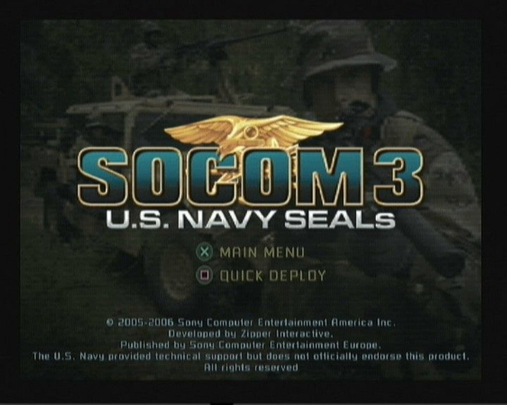 SOCOM 3: U.S. Navy Seals – PlayStation 2 (PS2)
