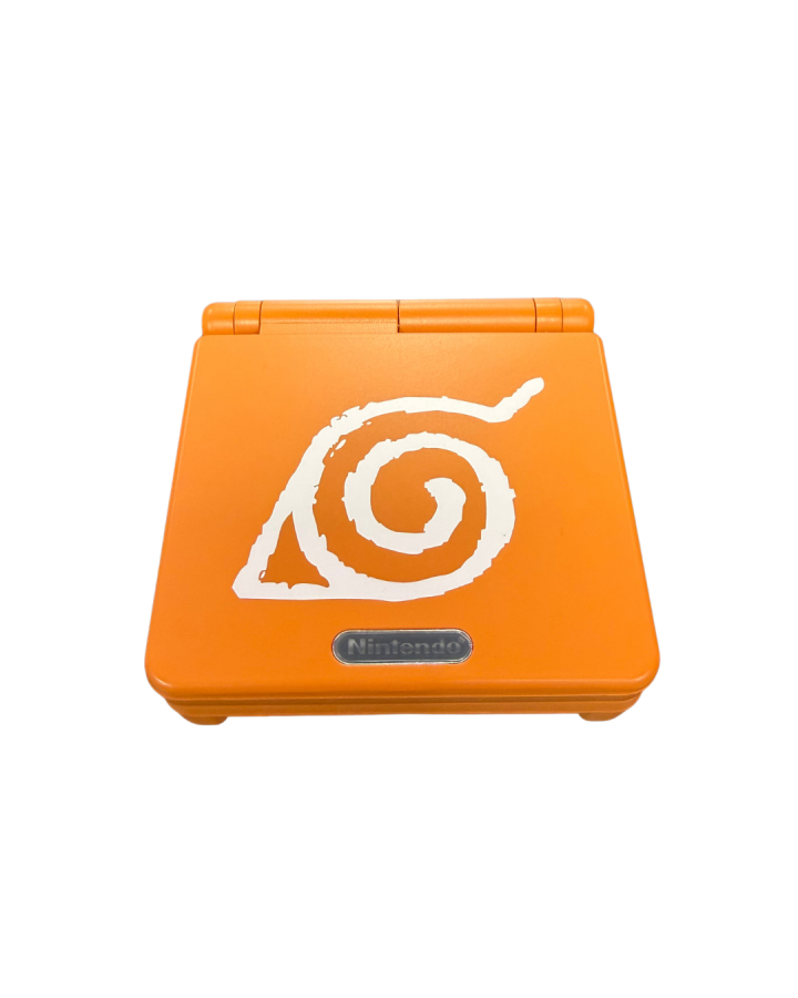 Game Boy Advance SP (GBA SP) [AGS-001] [Custom Naruto Shell] – Good Condition