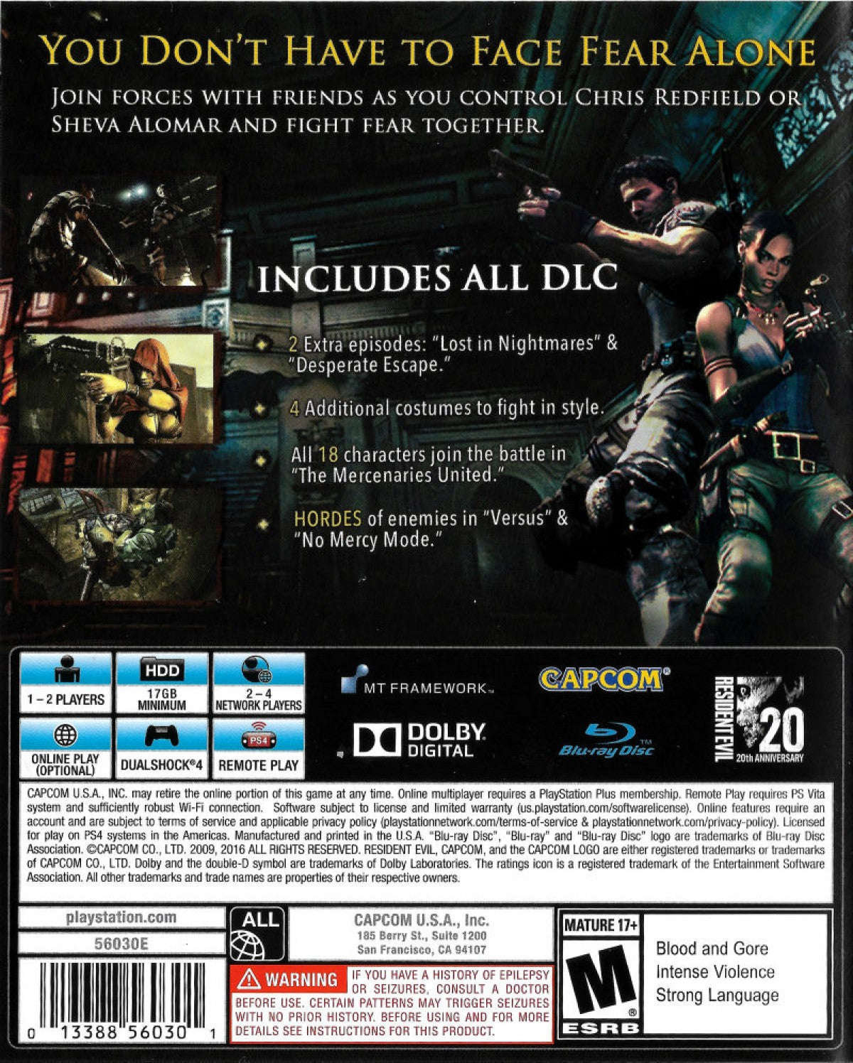 Resident Evil 5 – PlayStation 4 (PS4)