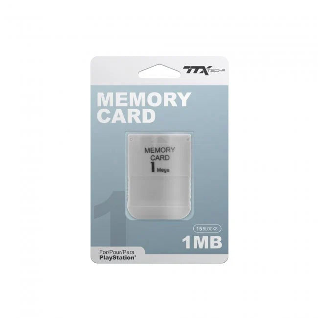 TTX PS 1MB Memory Card – PlayStation 1 Accessory (PS1)