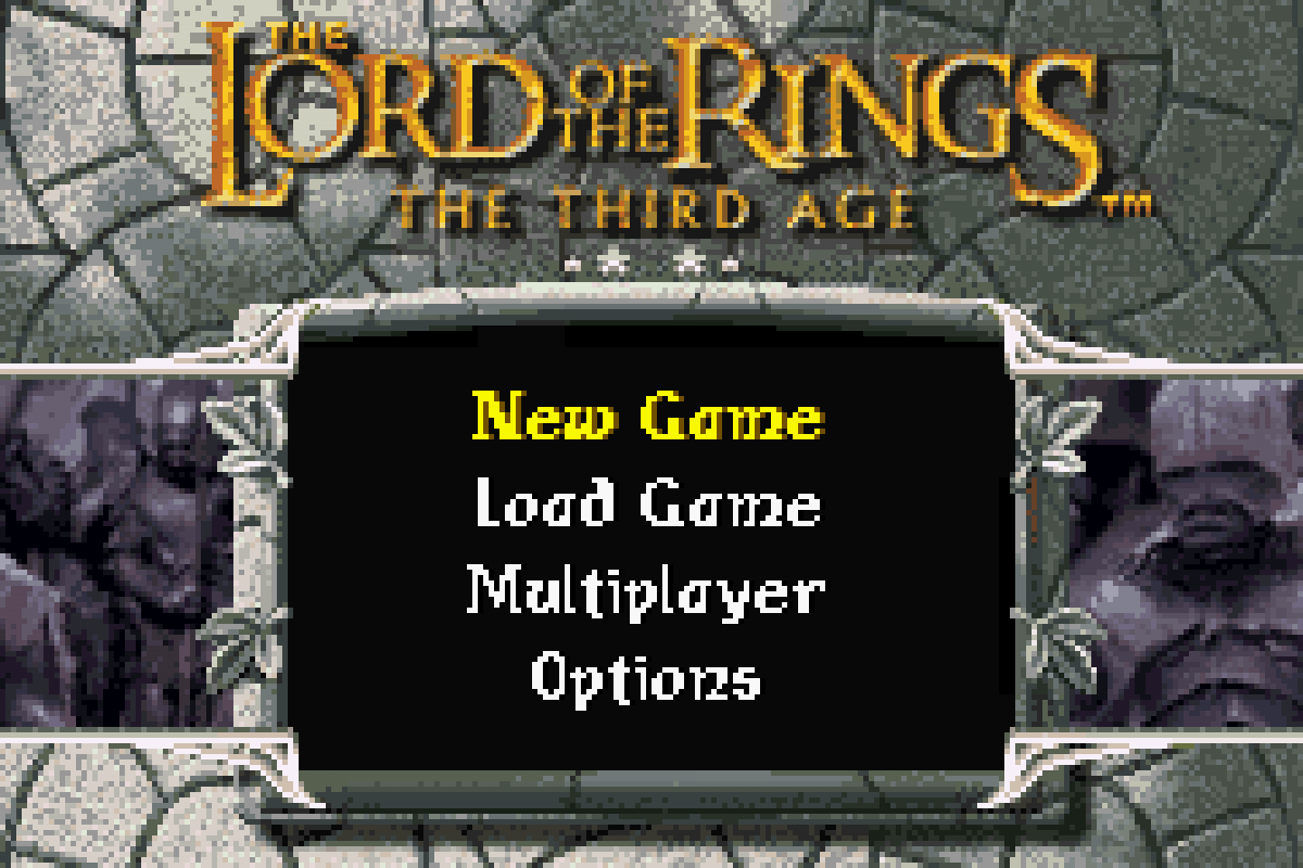 Lord of the Rings: The Third Age – Game Boy Advance (GBA)