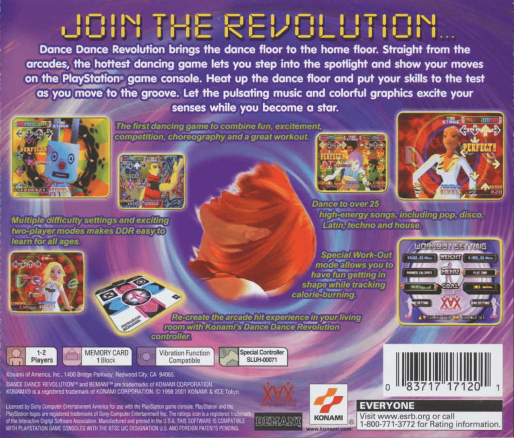Dance Dance Revolution – PlayStation 1 (PS1)