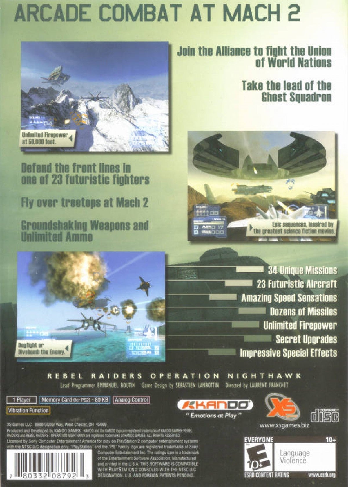 Rebel Raiders: Operation Nighthawk – PlayStation 2 (PS2)