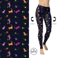 Paisley Kitty  Full Length Leggings