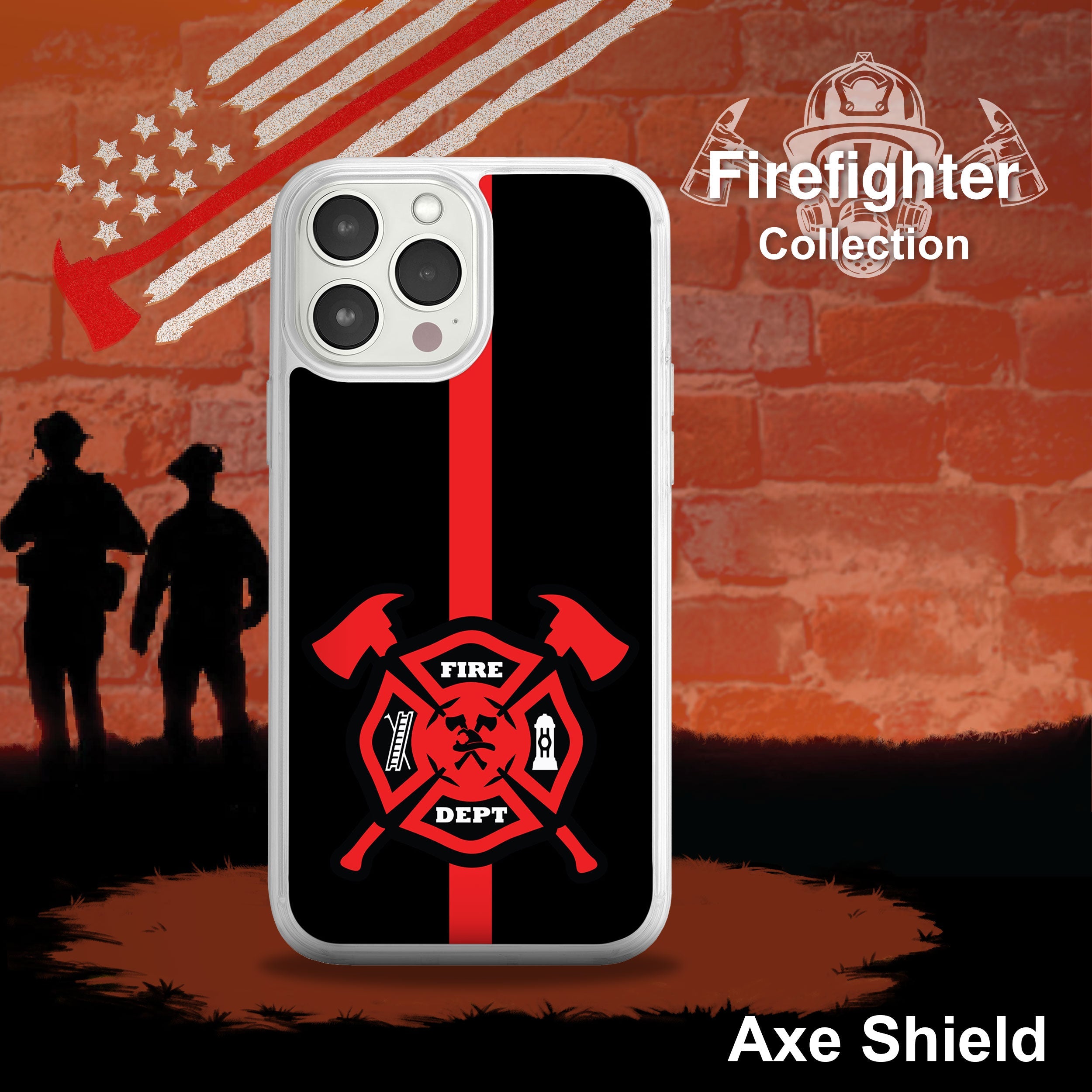 Firefighter HD Apple iPhone 11/XR Phone Case
