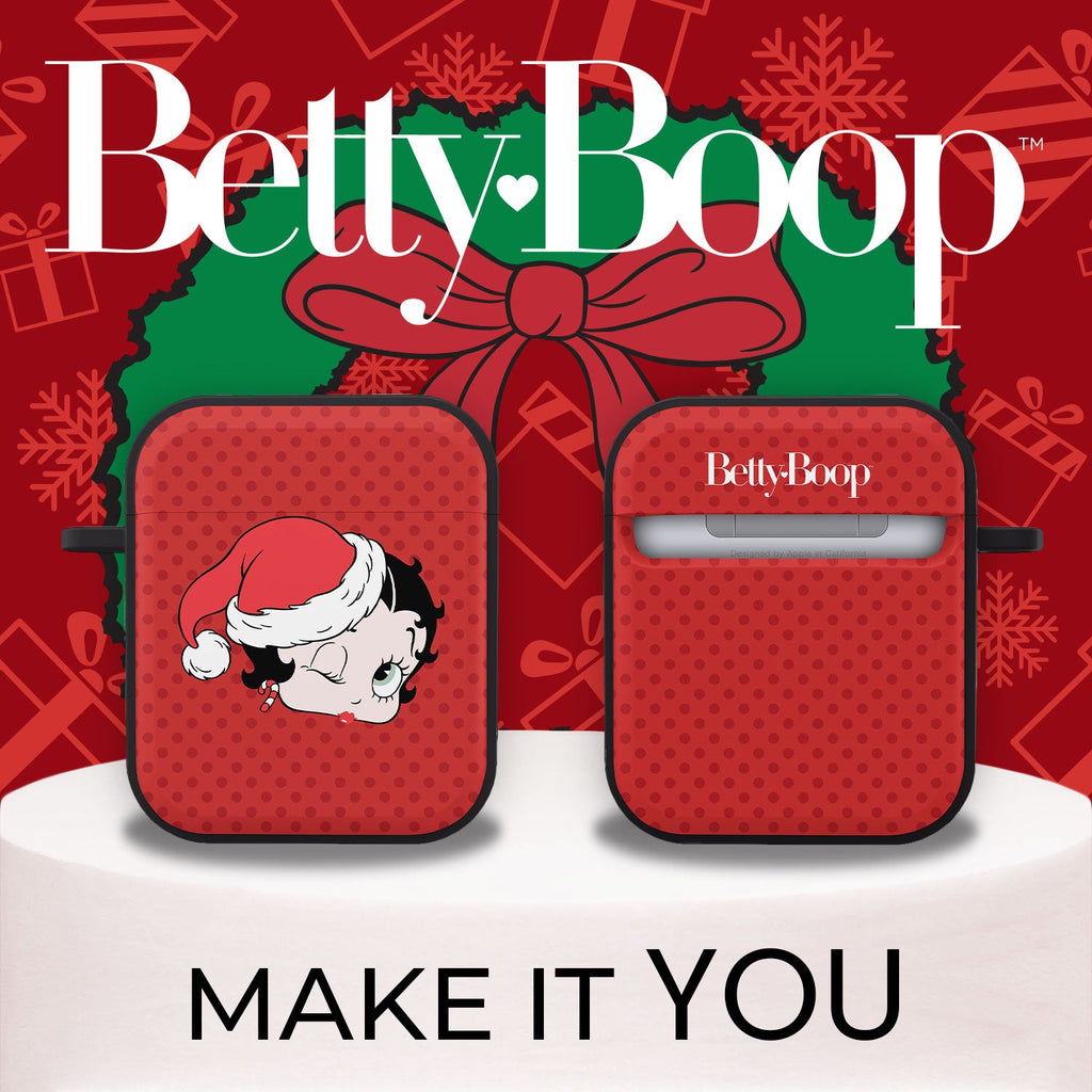 Betty Boop Christmas HDX Apple AirPods Gen 1 & 2 Case Cover