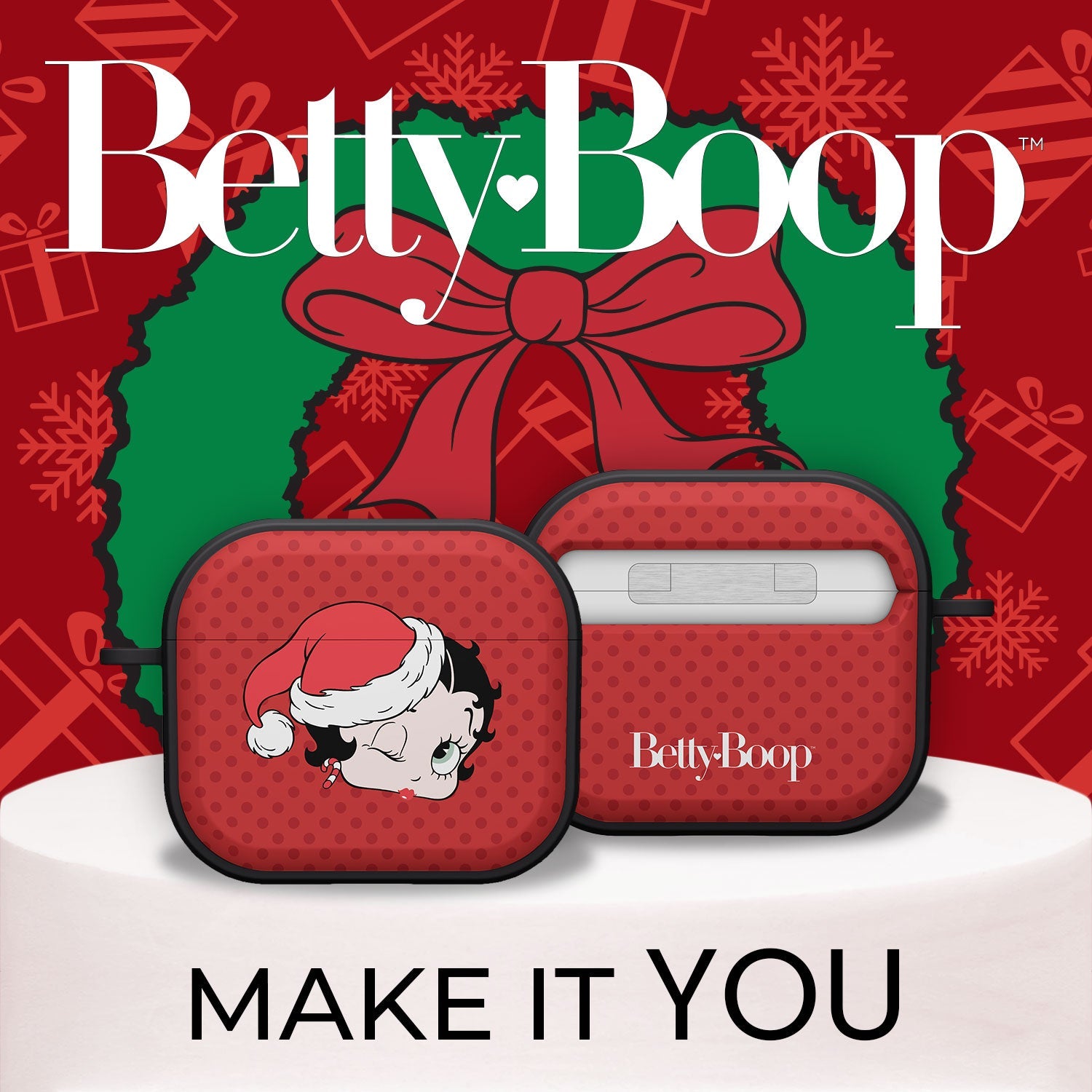 Betty Boop Christmas HDX Apple AirPods Gen 3 Case Cover