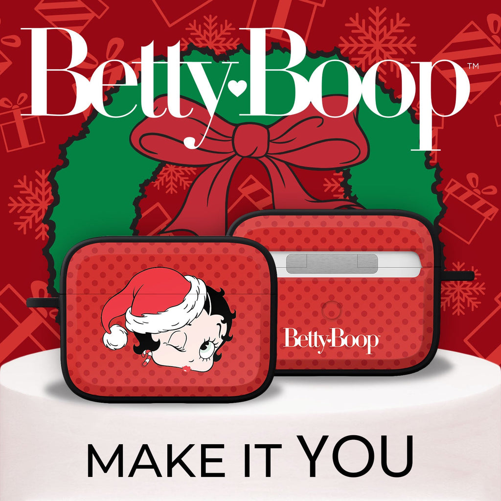 Betty Boop Christmas HDX Apple AirPods Pro 1 & 2 Case Cover