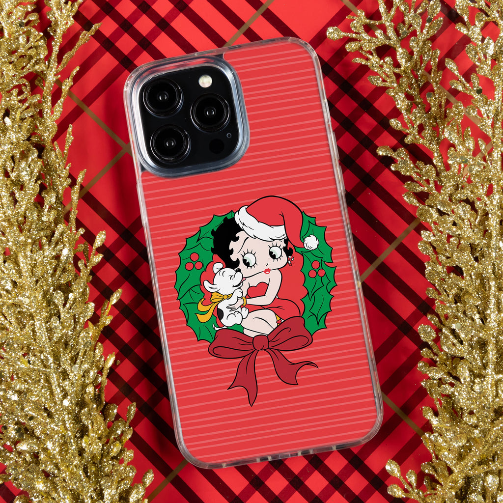 Betty Boop Christmas HD Apple iPhone 16 Mag-Safe Phone Case