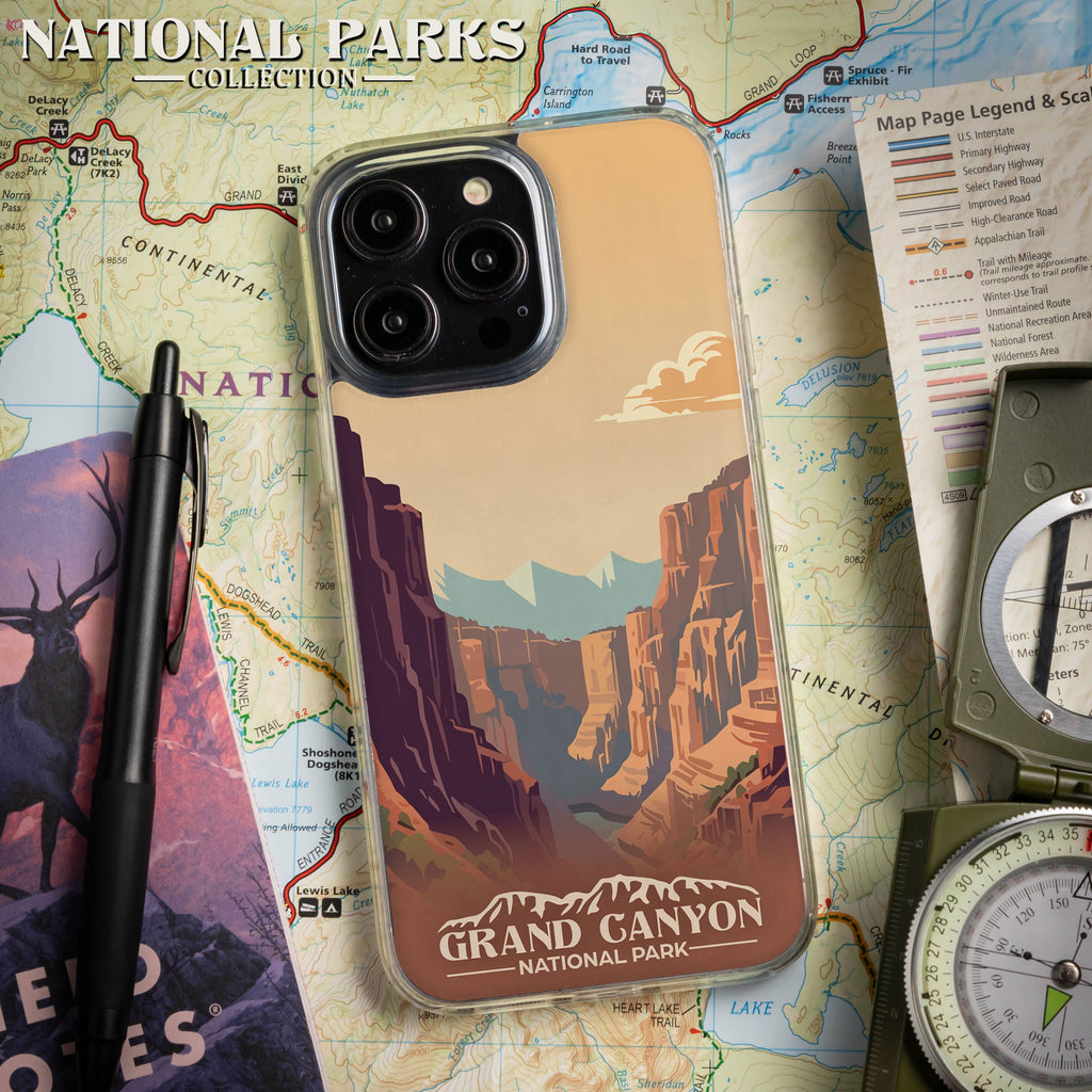 National Parks Grand Canyon HD Apple iPhone 15 Series Mag-Safe Phone Case