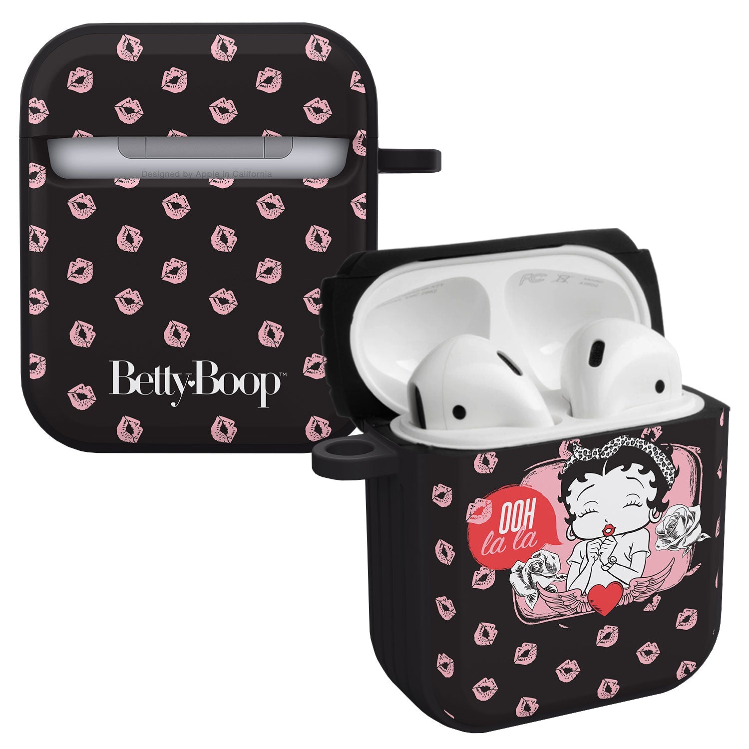 Betty Boop Romantic Rebel HDX Apple AirPods Gen 1 & 2 Case Cover