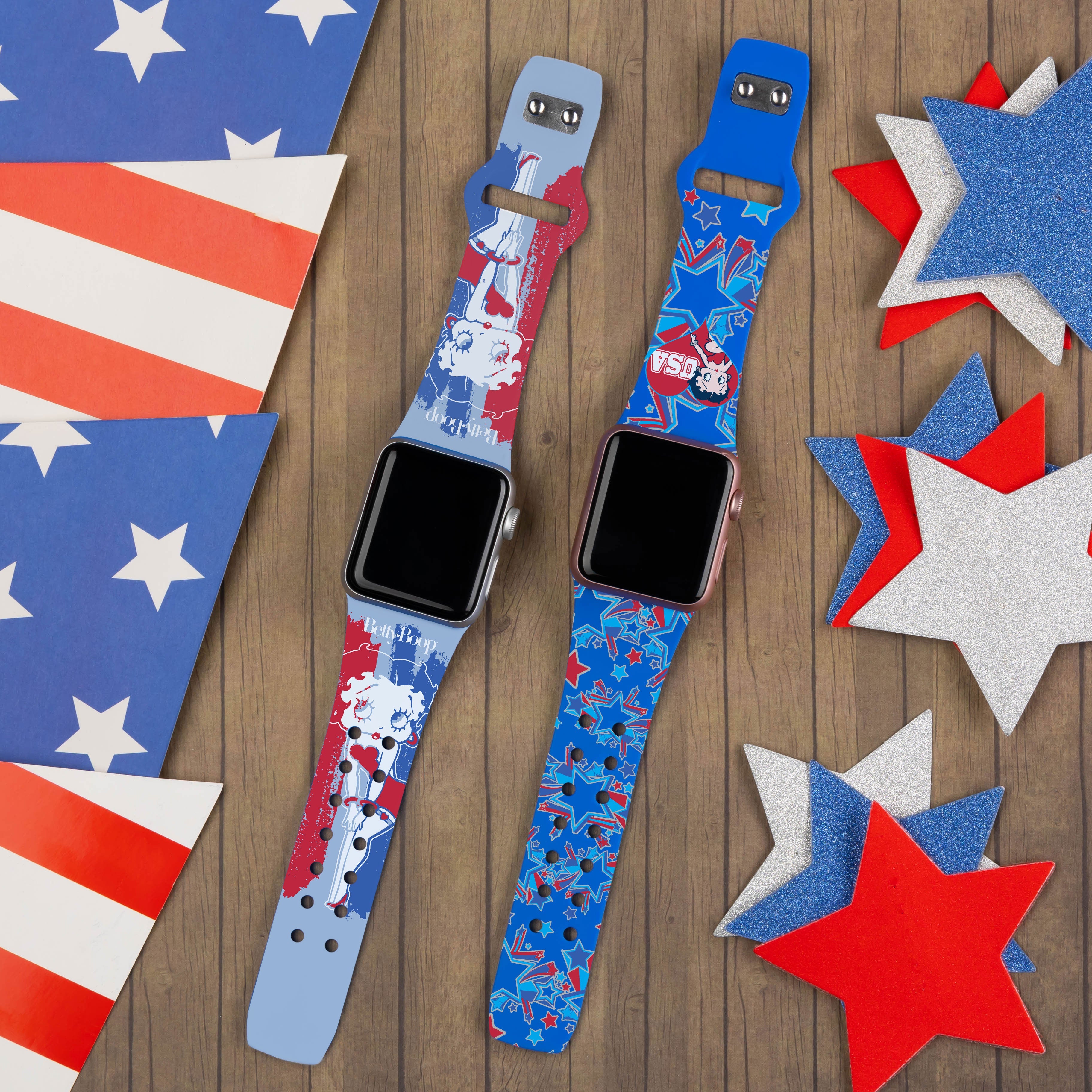 Betty Boop Red White & Boop HD Apple Watch Band