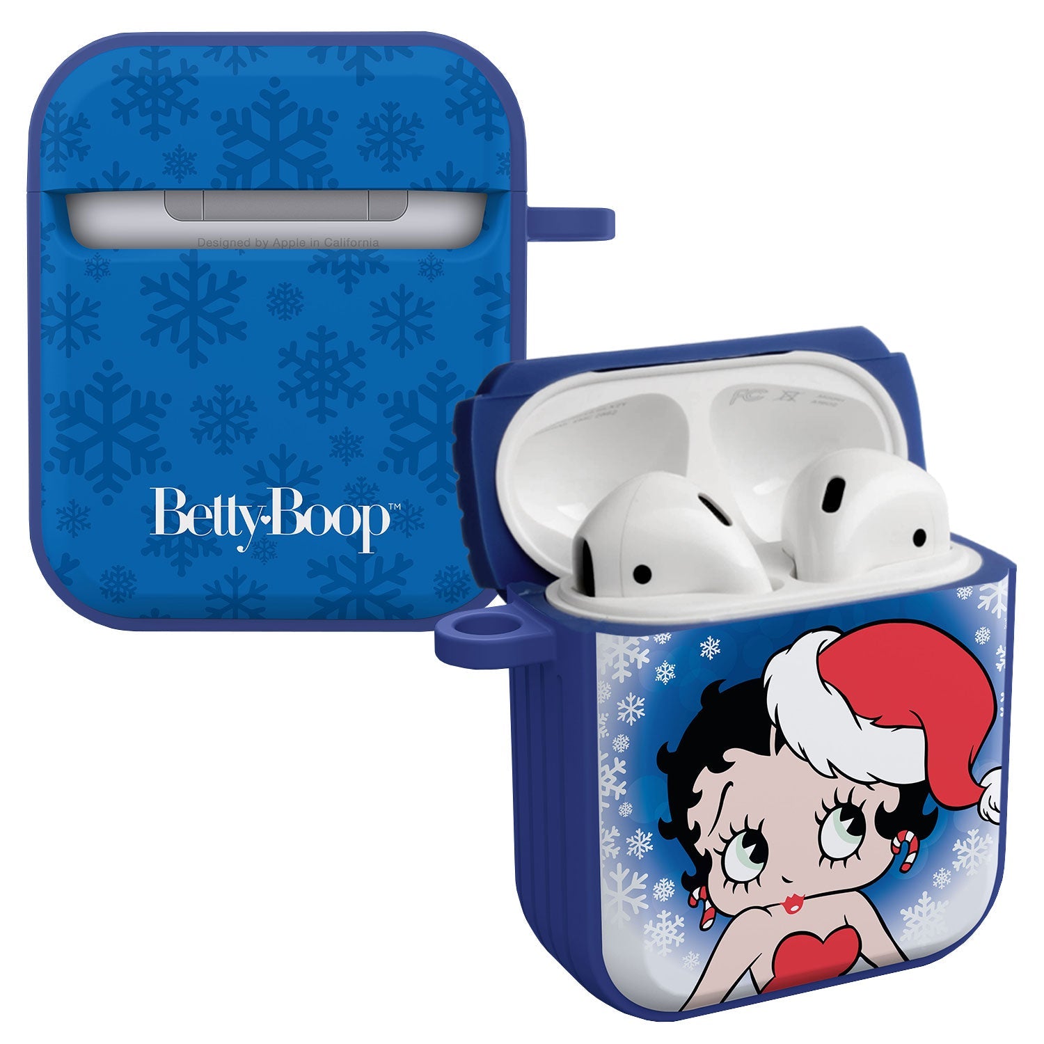 Betty Boop Happy Holidays HDX Apple AirPods Gen 1 & 2 Case Cover