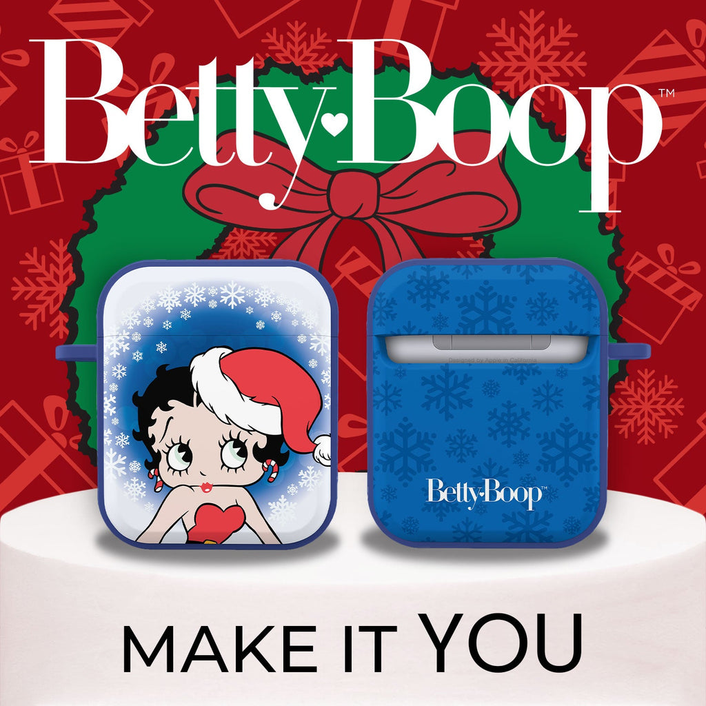 Betty Boop Happy Holidays HDX Apple AirPods Gen 1 & 2 Case Cover