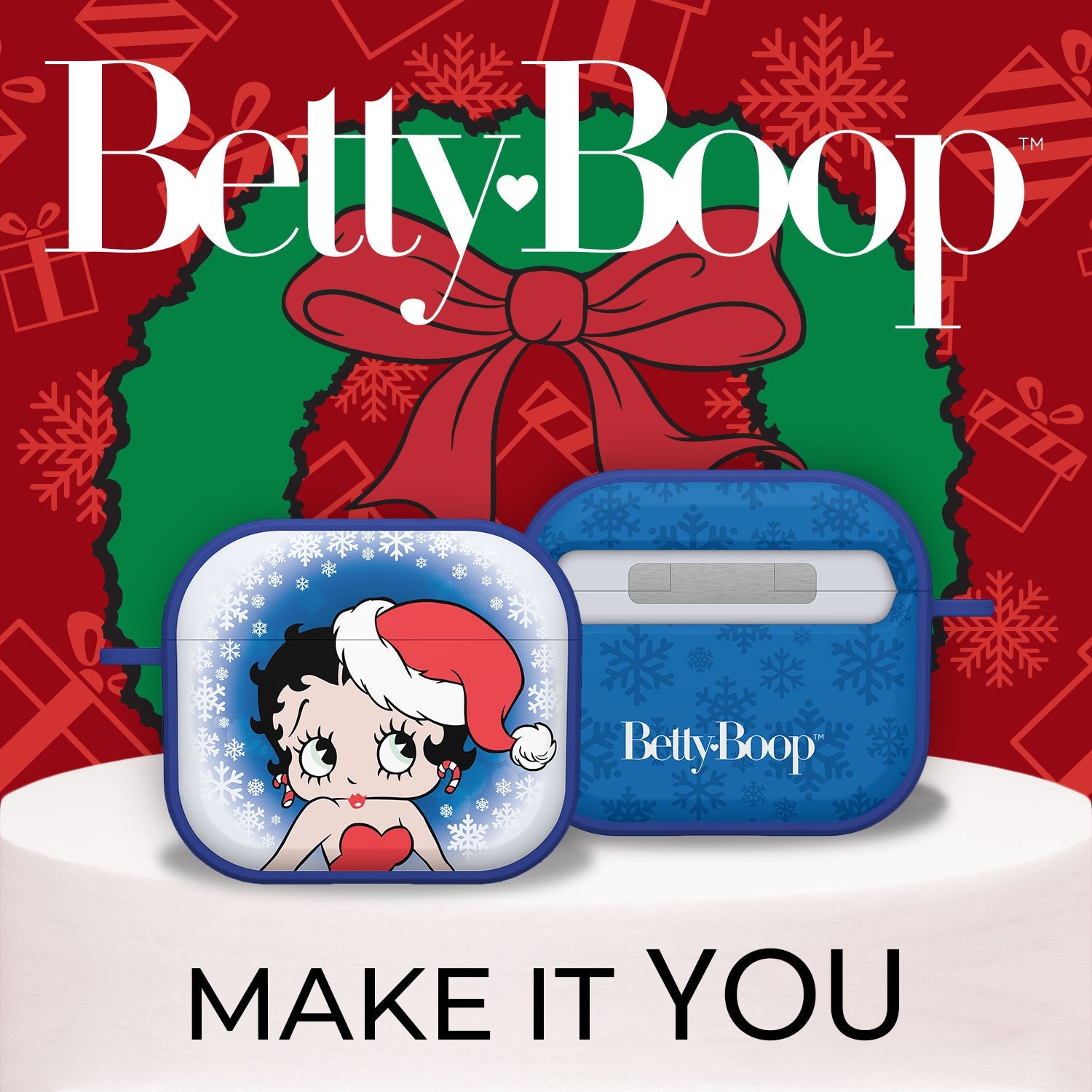 Betty Boop Happy Holidays HDX Apple AirPods Gen 3 Case Cover