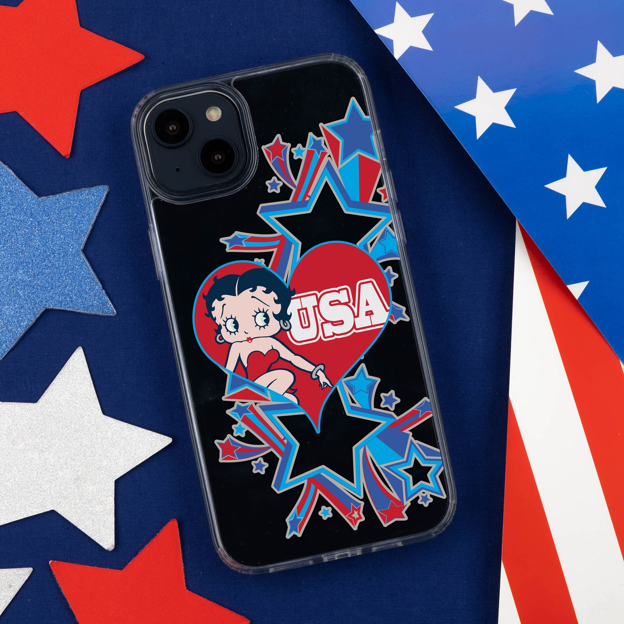 Betty Boop Red White & Boop HD Apple iPhone 11/XR Phone Case
