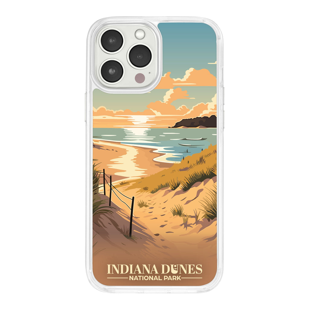 National Parks Indiana Dunes HD Apple iPhone 14 Series Mag-Safe Phone Case