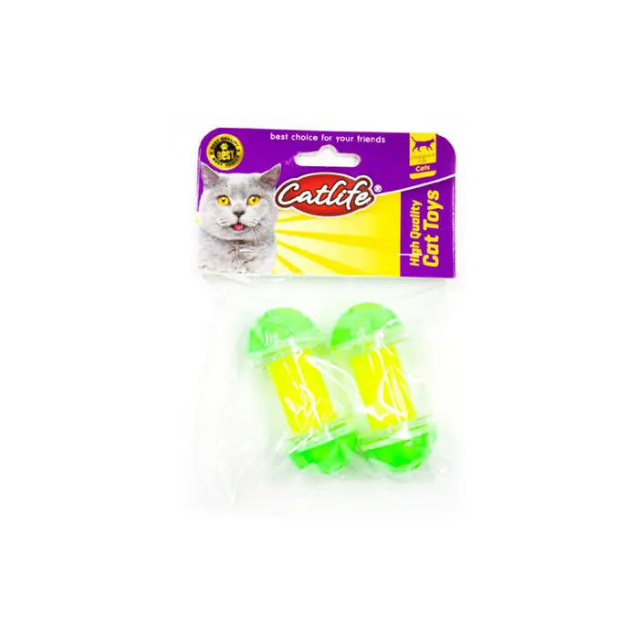 Catlife Bell Cat Toy 2-Pack Interactive Play Set for Indoor Cats