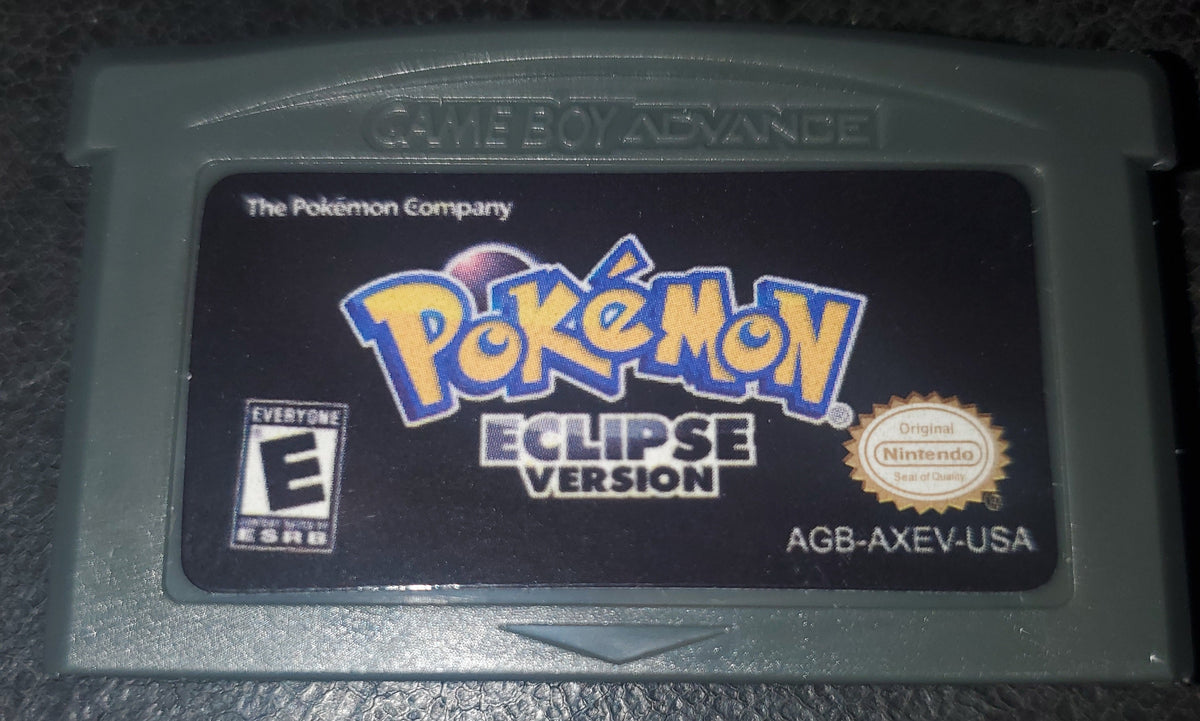 Pokemon Eclipse GBA ROM Hack Video Game Custom Gameboy Advance