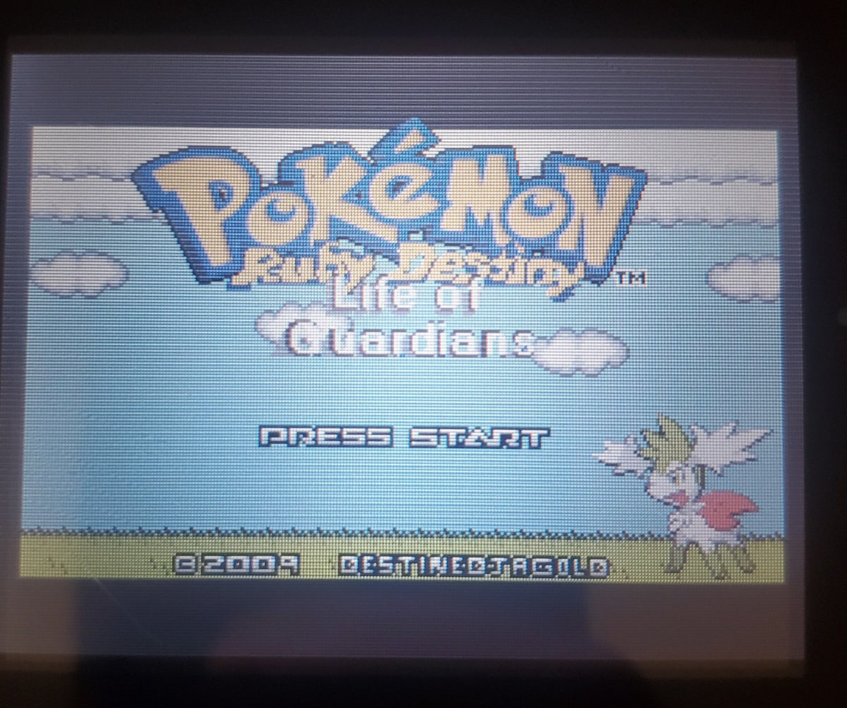 Pokemon Ruby Destiny Life of Guardians GBA ROM Hack Game Boy Advance
