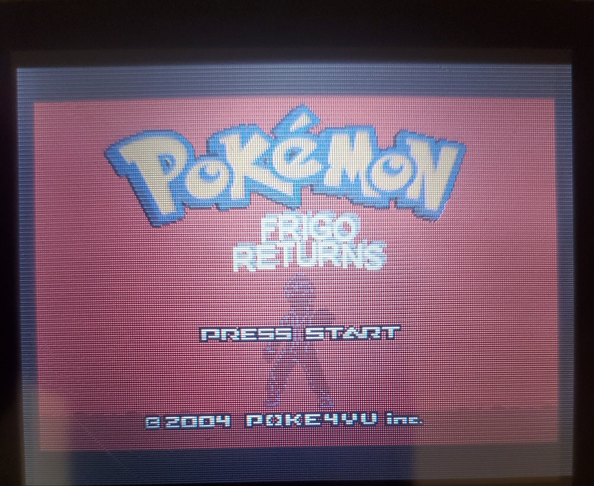 Pokemon Frigo Returns GBA ROM Hack Video Game Custom Gameboy Advance