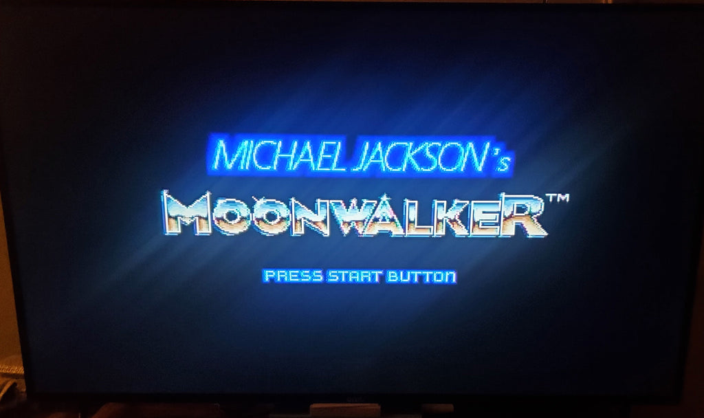 Michael Jackson's Moonwalker Sega Genesis Mega Drive Video Game 1990