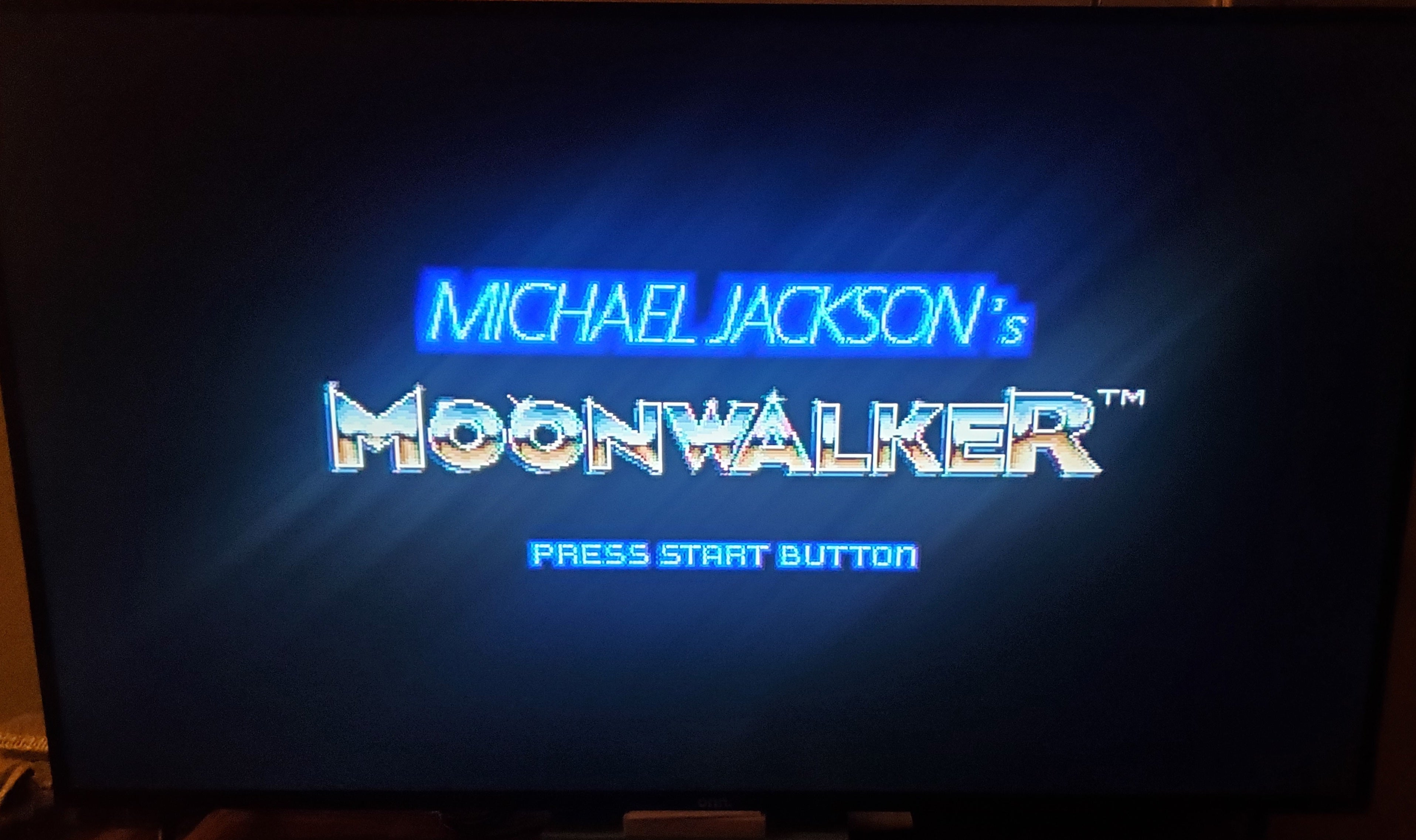Michael Jackson's Moonwalker Sega Genesis Mega Drive Video Game 1990