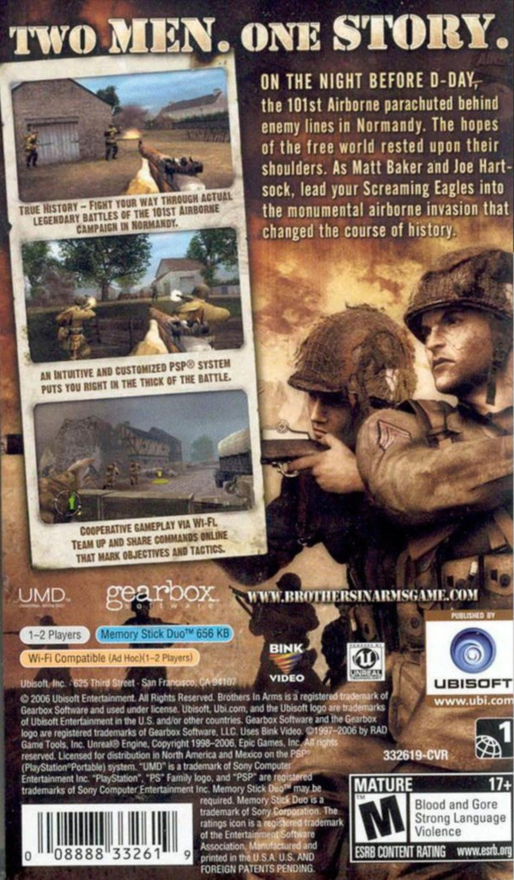 Brothers in Arms: D-Day – PlayStation Portable (PSP)